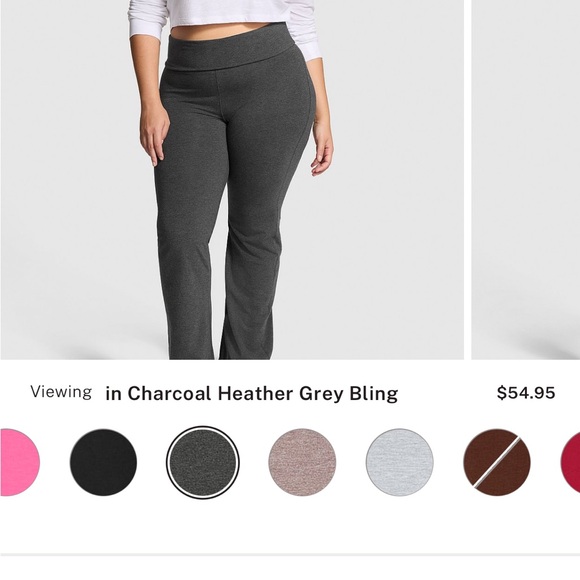 PINK Victoria's Secret Pants - Charcoal Heather Grey Women's Pants